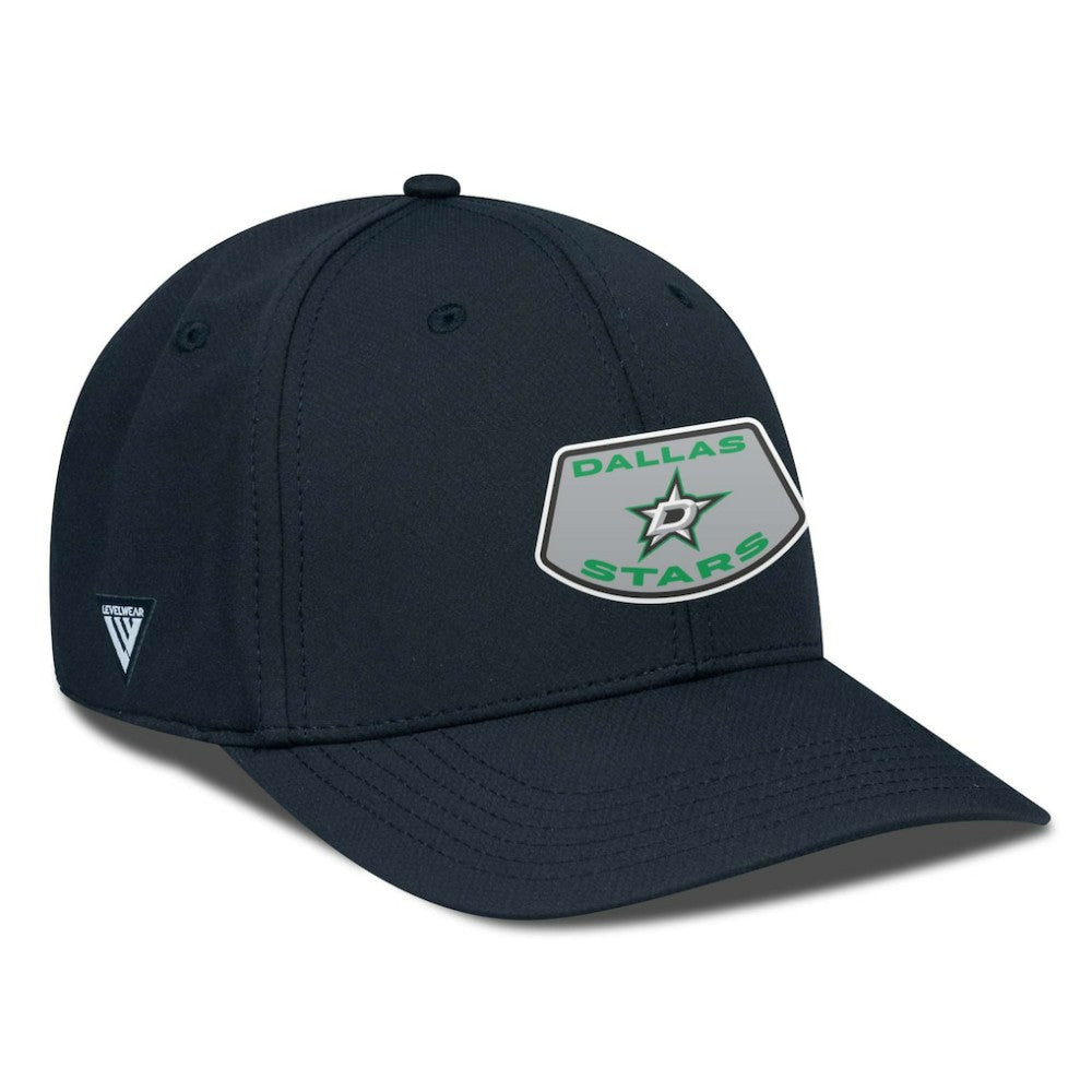 NHL Dallas Stars Levelwear Rise Skylight Flex Hat - Black