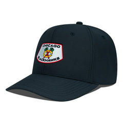 NHL Chicago Blackhawks Levelwear Rise Skylight Flex Hat - Black