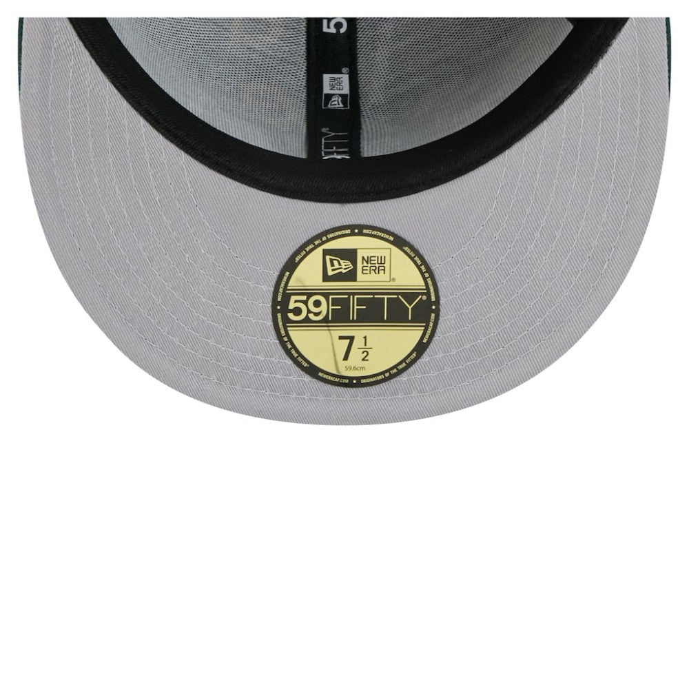 Oakland Athletics New Era Team Confetti 59FIFTY Fitted Hat - Green Hats