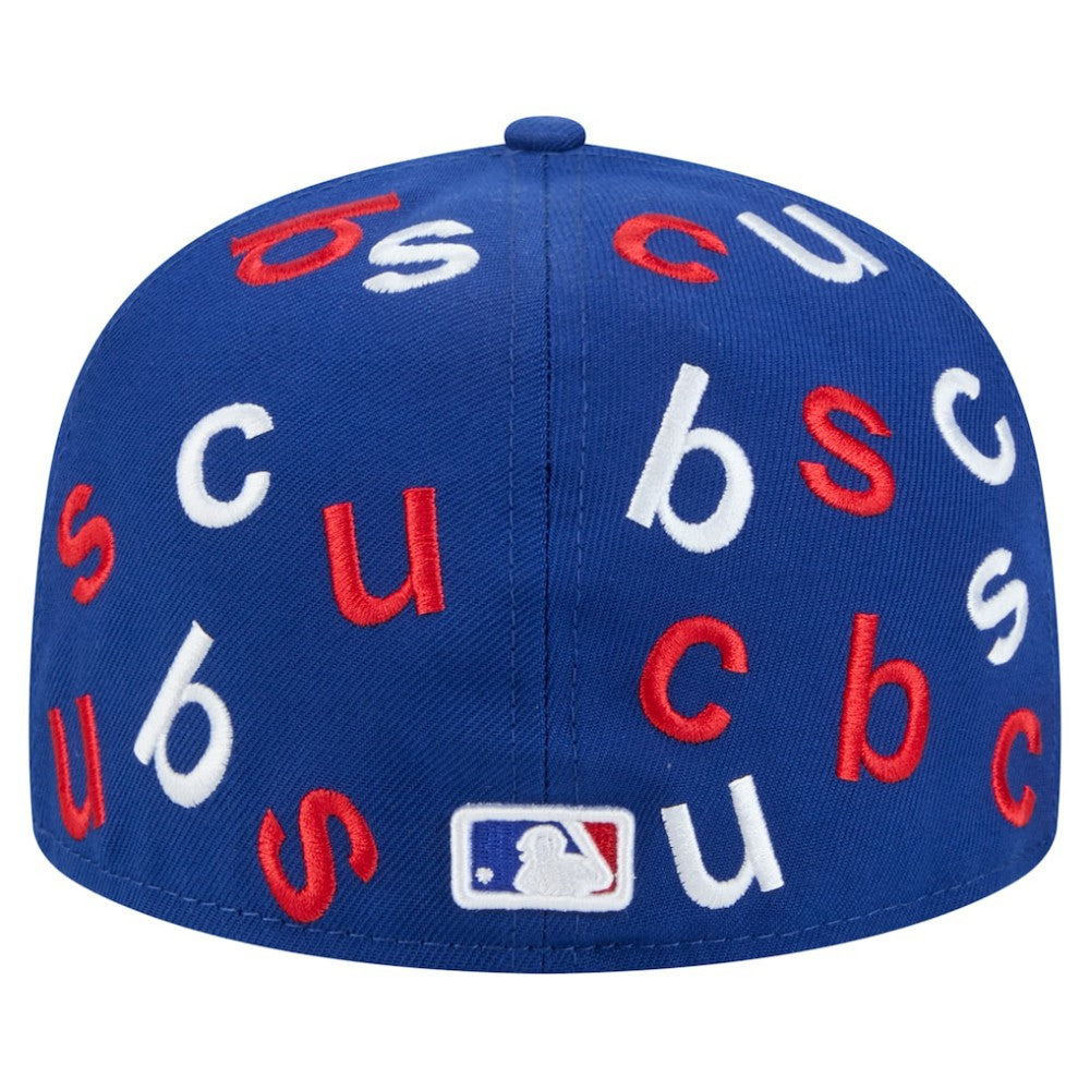 Chicago Cubs New Era Team Confetti 59FIFTY Fitted Hat - Royal Hats