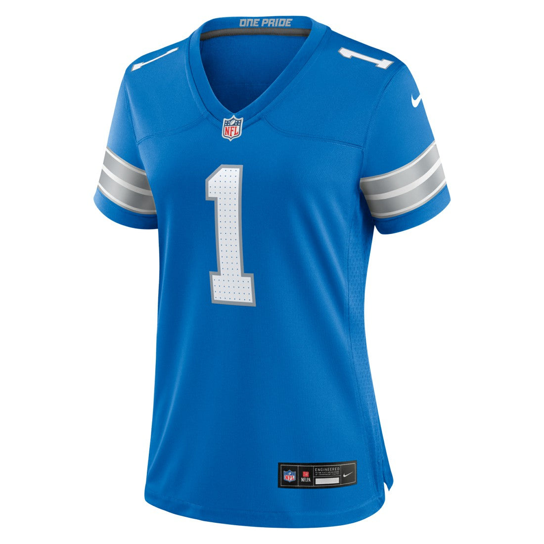 Number 1 Mom Detroit Lions Game Jersey Blue