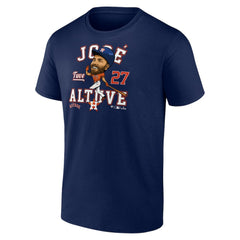 Jose Altuve Houston Astros Fanatics Hometown Caricature T-Shirt - Navy T-shirts