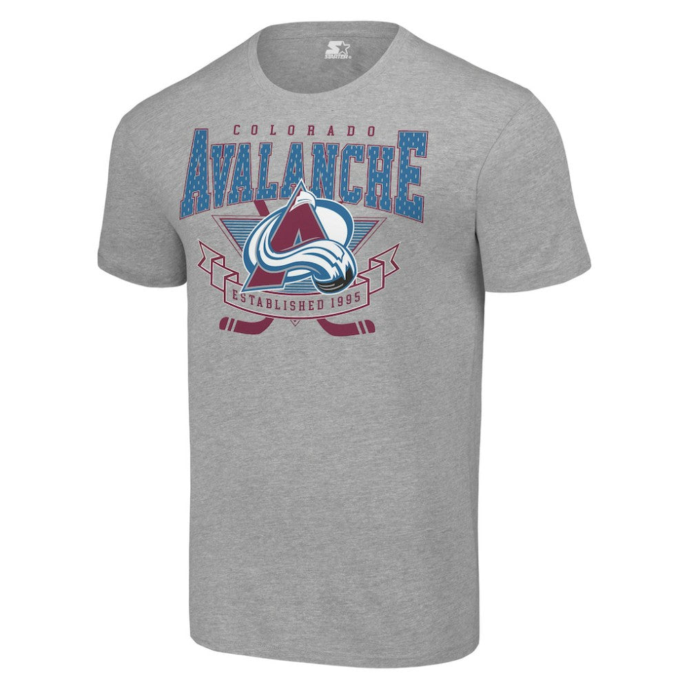 NHL Colorado Avalanche Starter Team Logo Graphic T-Shirt - Heather Gray