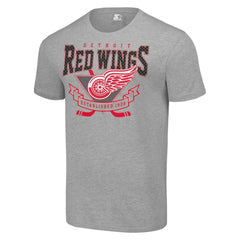 NHL Detroit Red Wings Starter Team Logo Graphic T-Shirt - Heather Gray