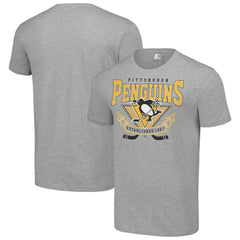 NHL Pittsburgh Penguins Starter Team Logo Graphic T-Shirt - Heather Gray