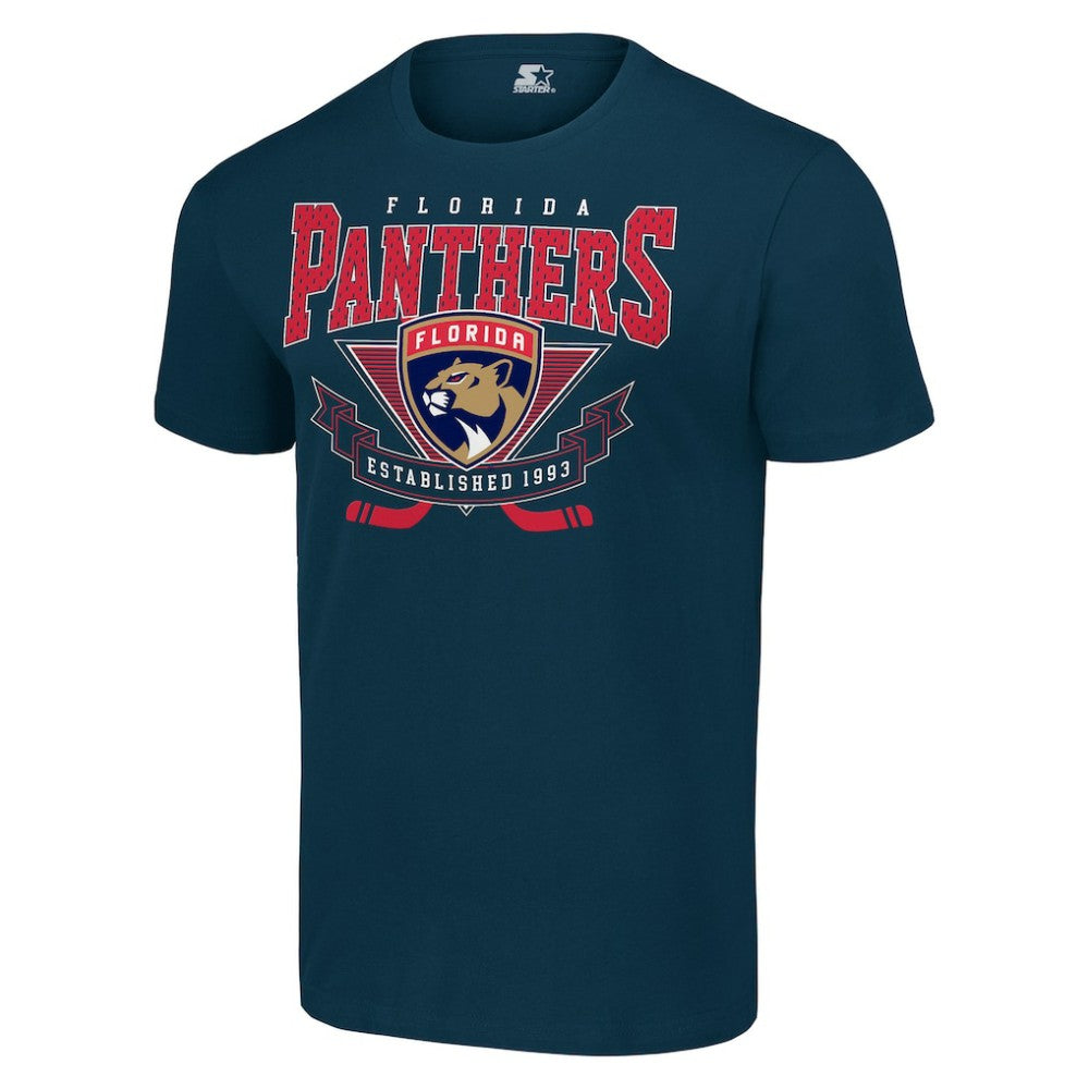 NHL Florida Panthers Starter Team Logo Graphic T-Shirt - Navy