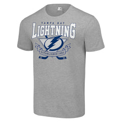 NHL Tampa Bay Lightning Starter Team Logo Graphic T-Shirt - Heather Gray