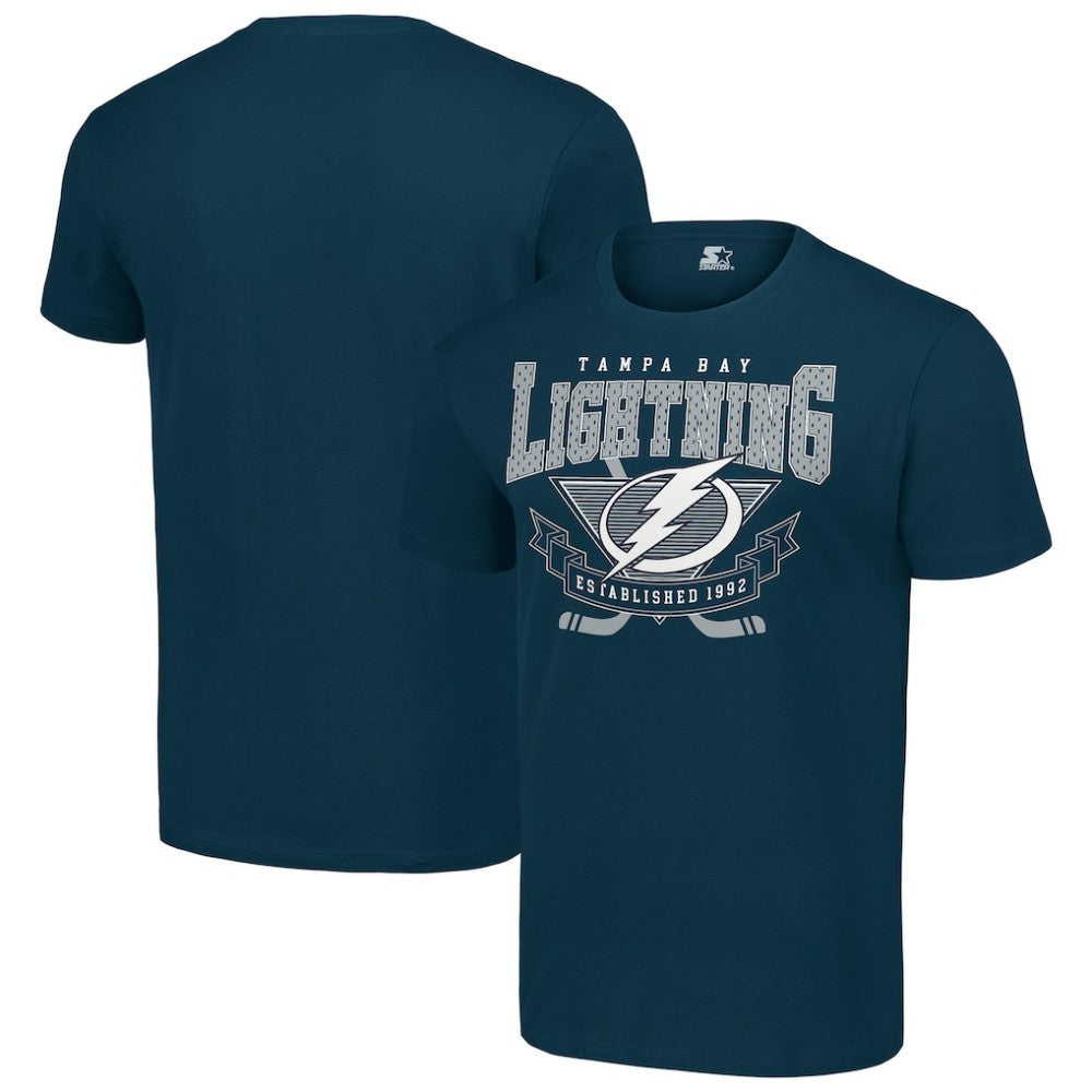 NHL Tampa Bay Lightning Starter Team Logo Graphic T-Shirt - Navy