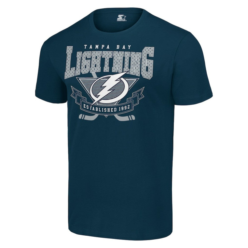 NHL Tampa Bay Lightning Starter Team Logo Graphic T-Shirt - Navy