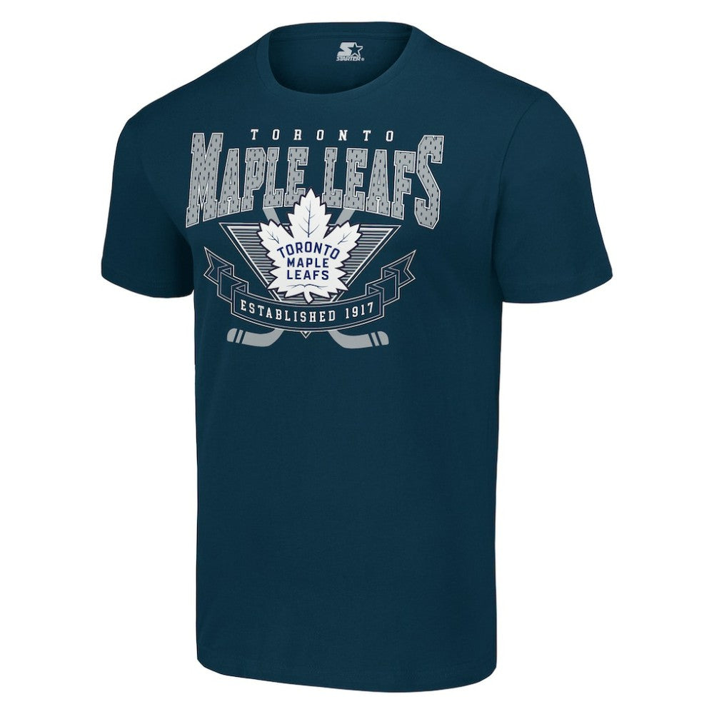 NHL Toronto Maple Leafs Starter Team Logo Graphic T-Shirt - Navy