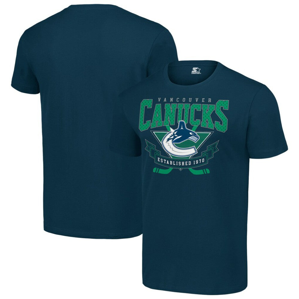 NHL Vancouver Canucks Starter Team Logo Graphic T-Shirt - Navy