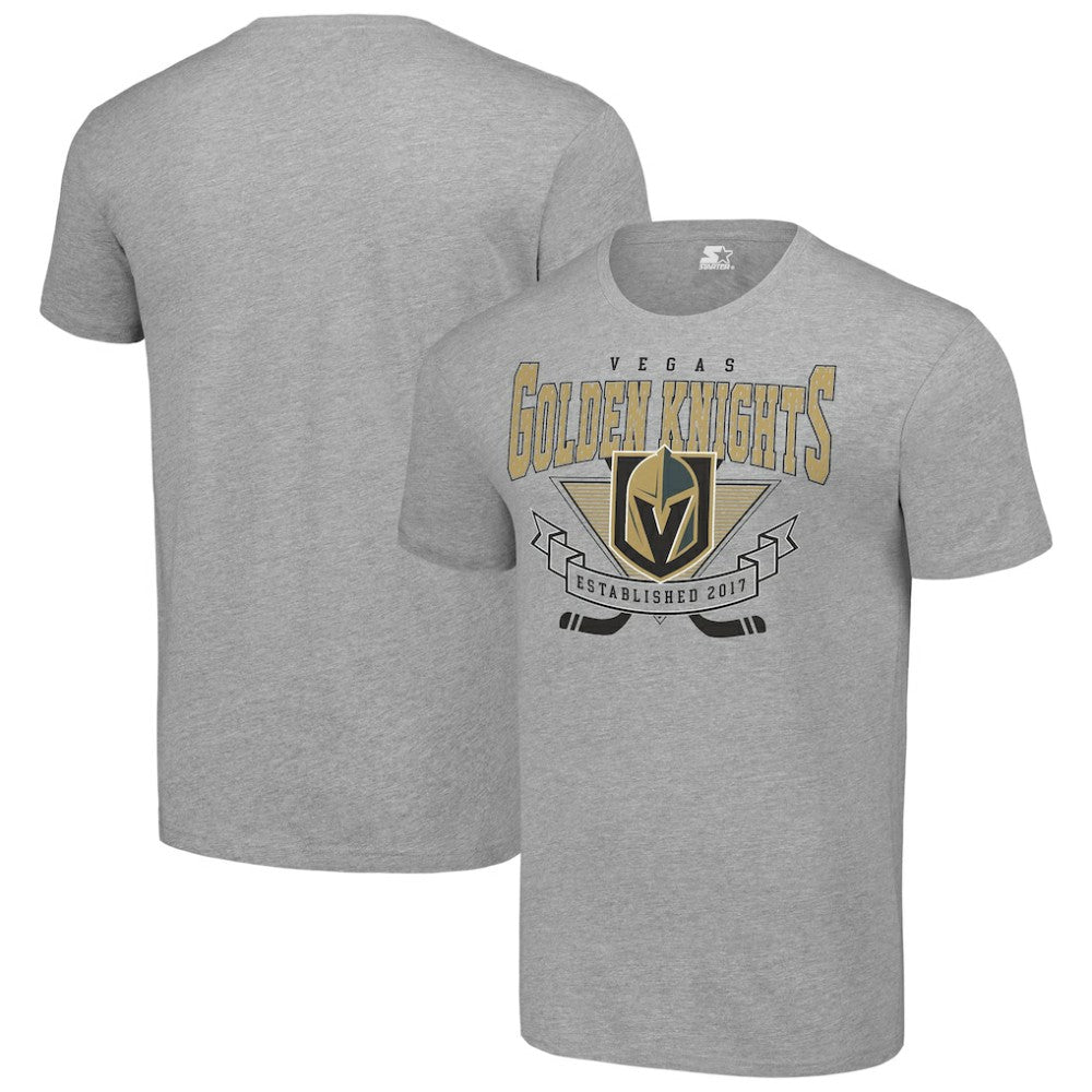 NHL Vegas Golden Knights Starter Team Logo Graphic T-Shirt - Heather Gray