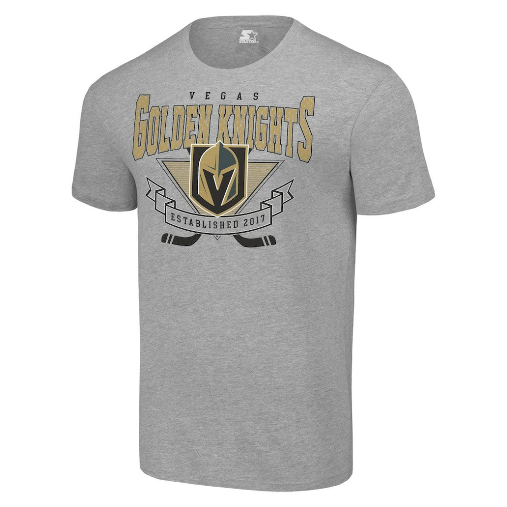 NHL Vegas Golden Knights Starter Team Logo Graphic T-Shirt - Heather Gray