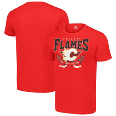 NHL Calgary Flames Starter Team Logo Graphic T-Shirt - Red
