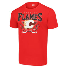 NHL Calgary Flames Starter Team Logo Graphic T-Shirt - Red
