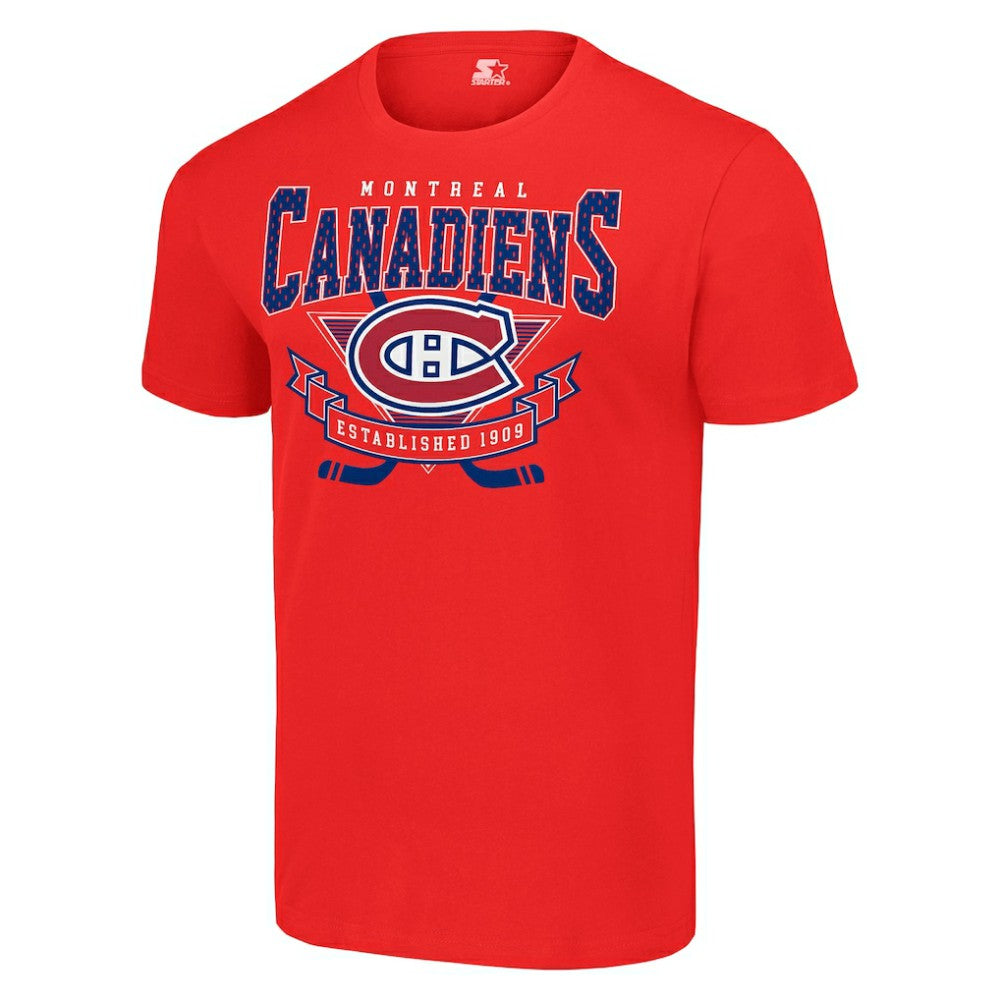 NHL Montreal Canadiens Starter Team Logo Graphic T-Shirt - Red