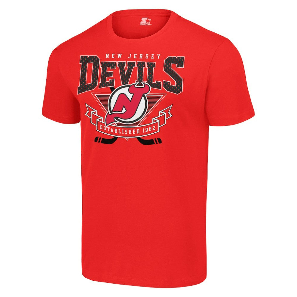 NHL New Jersey Devils Starter Team Logo Graphic T-Shirt - Red