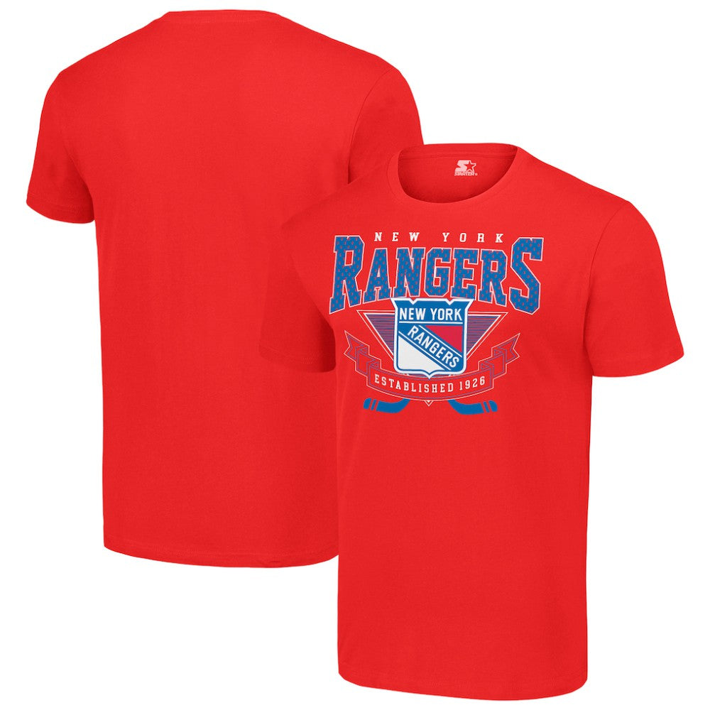 NHL New York Rangers Starter Team Logo Graphic T-Shirt - Red