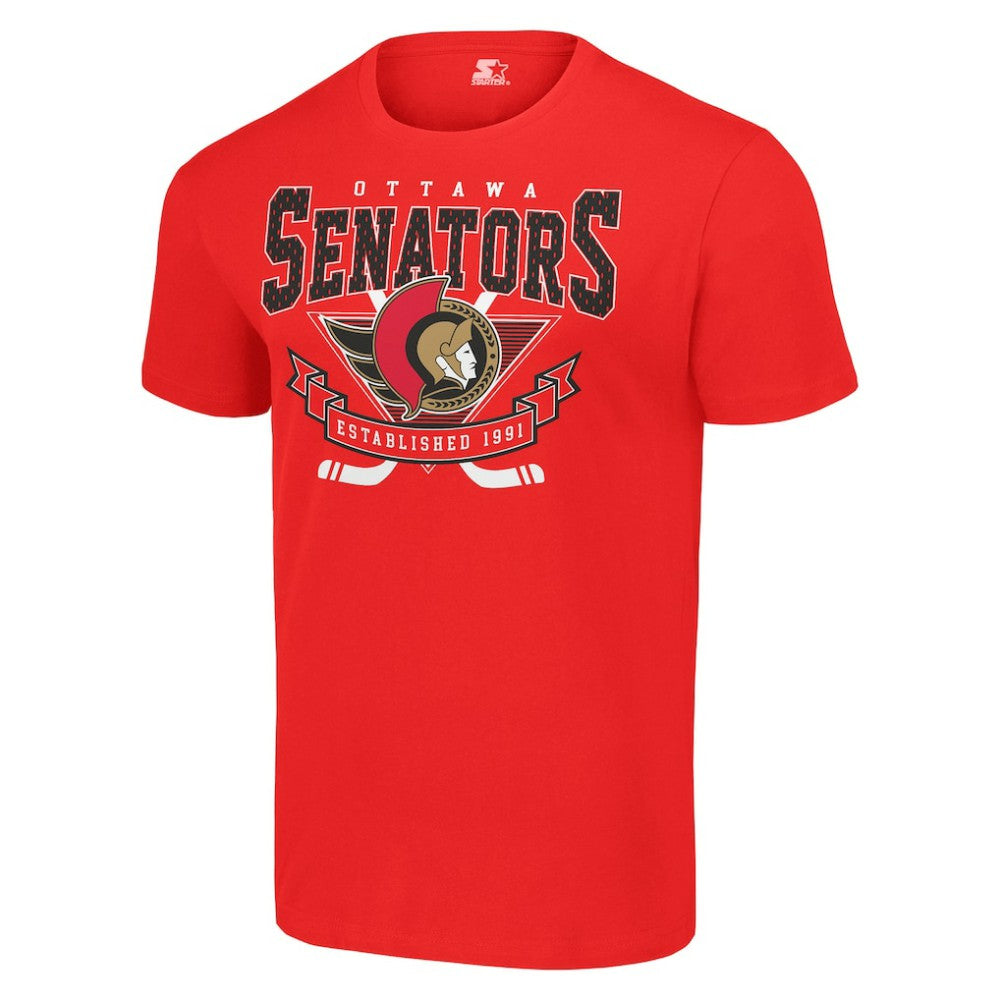 NHL Ottawa Senators Starter Team Logo Graphic T-Shirt - Red