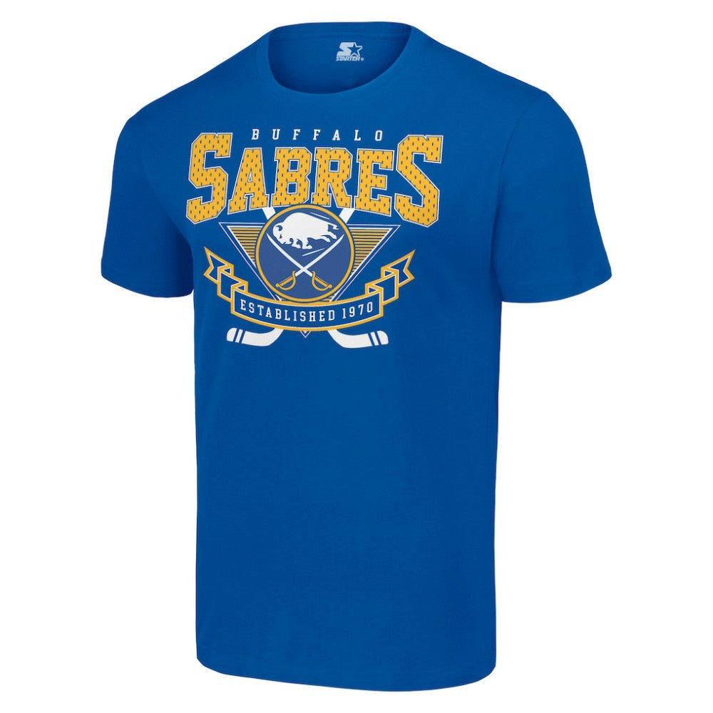 NHL Buffalo Sabres Starter Team Logo Graphic T-Shirt - Royal
