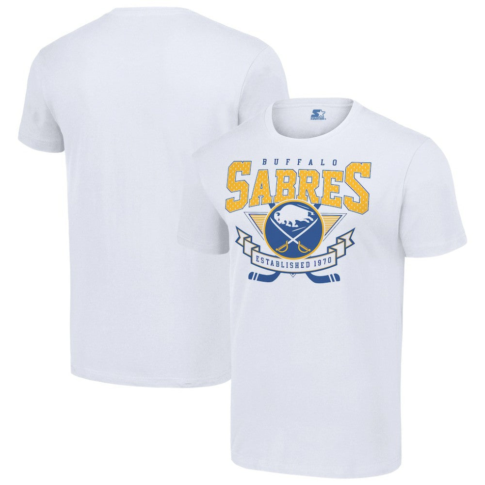 NHL Buffalo Sabres Starter Team Logo Graphic T-Shirt - White