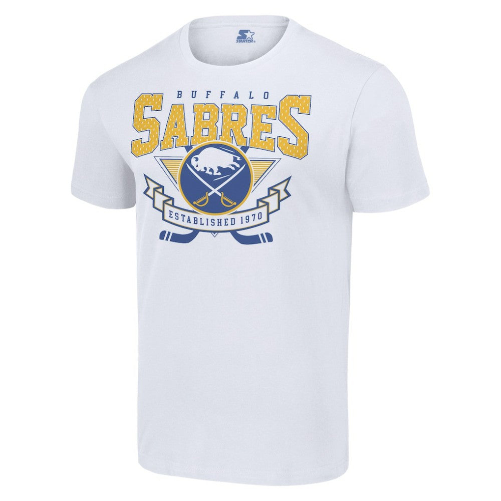 NHL Buffalo Sabres Starter Team Logo Graphic T-Shirt - White