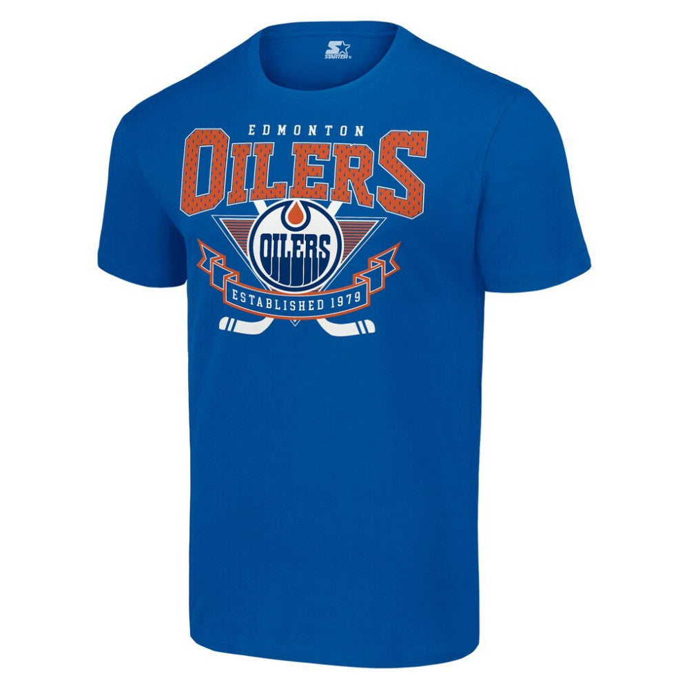 NHL Edmonton Oilers Starter Team Logo Graphic T-Shirt - Royal