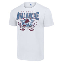 NHL Colorado Avalanche Starter Team Logo Graphic T-Shirt - White