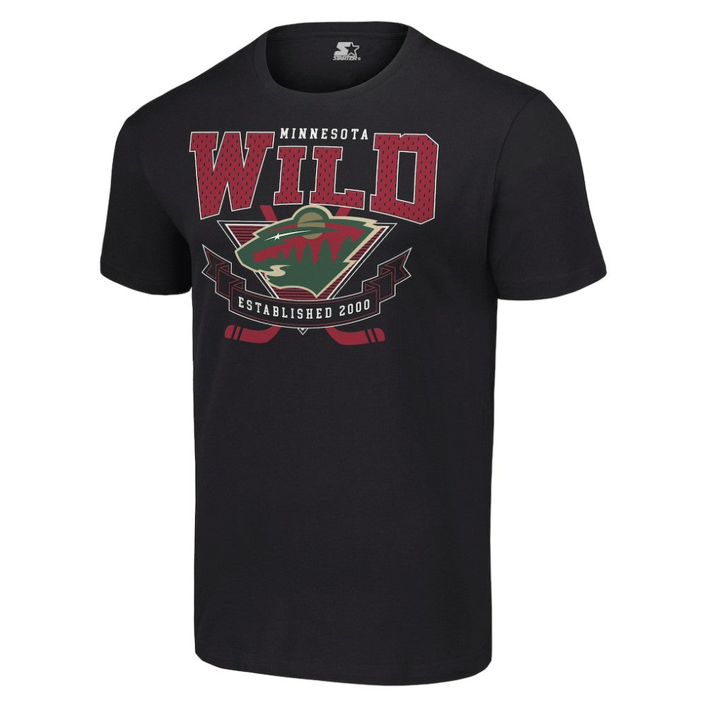 NHL Minnesota Wild Starter Team Logo Graphic T-Shirt - Black