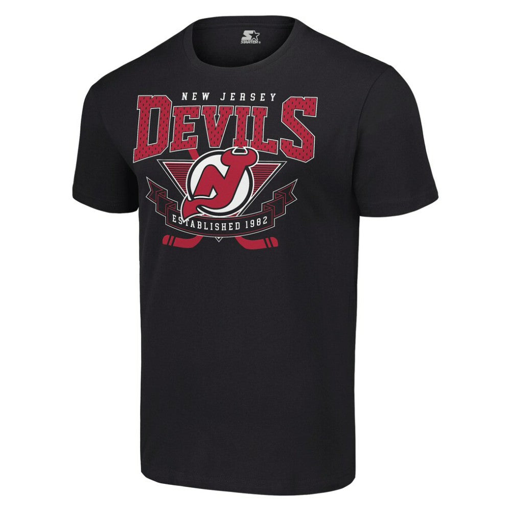 NHL New Jersey Devils Starter Team Logo Graphic T-Shirt - Black