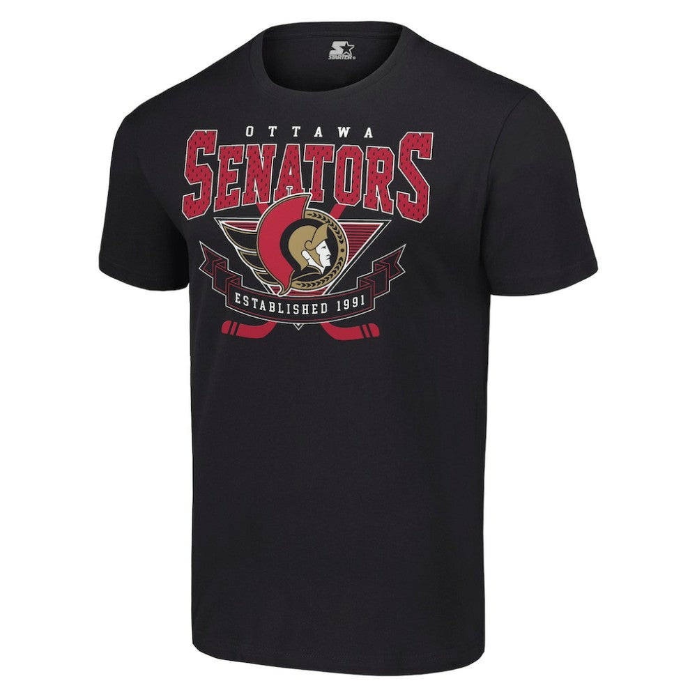 NHL Ottawa Senators Starter Team Logo Graphic T-Shirt - Black