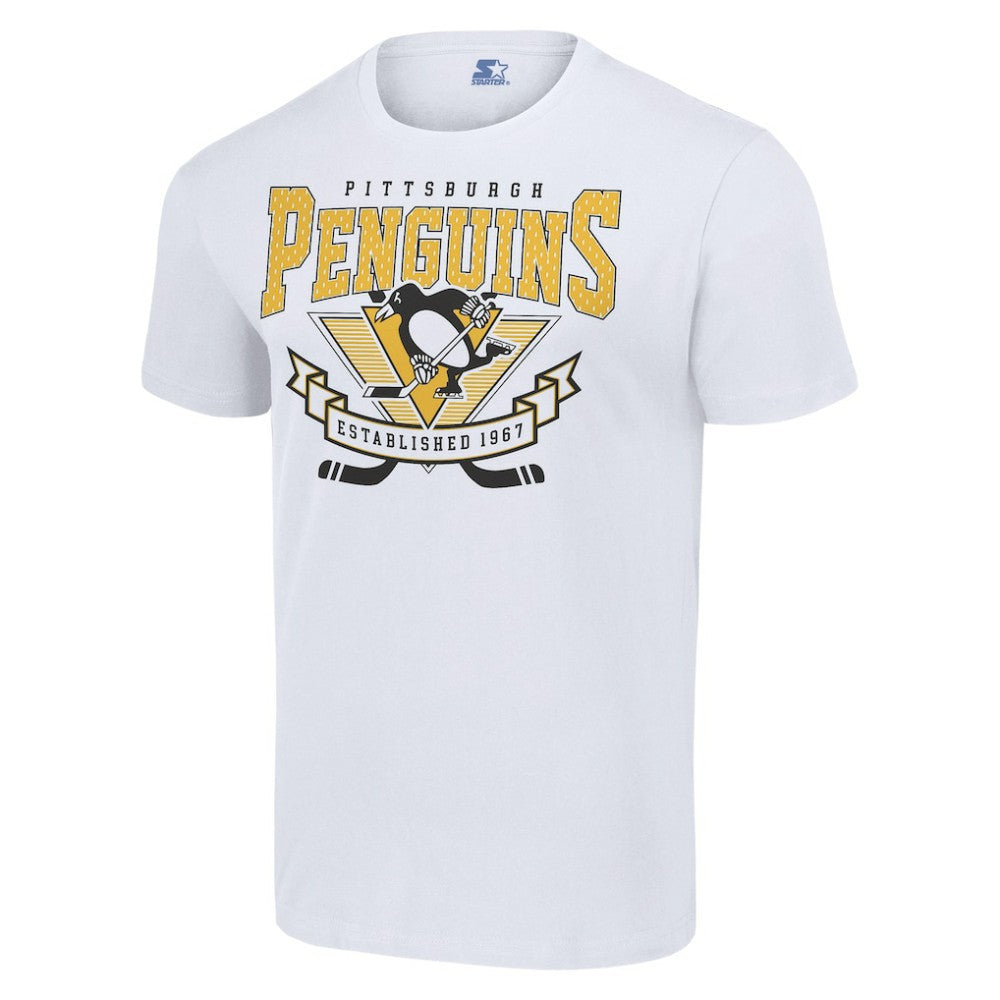 NHL Pittsburgh Penguins Starter Team Logo Graphic T-Shirt - White