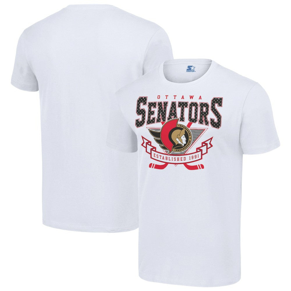 NHL Ottawa Senators Starter Team Logo Graphic T-Shirt - White