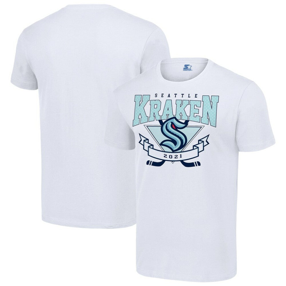NHL Seattle Kraken Starter Team Logo Graphic T-Shirt - White