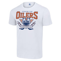 NHL Edmonton Oilers Starter Team Logo Graphic T-Shirt - White