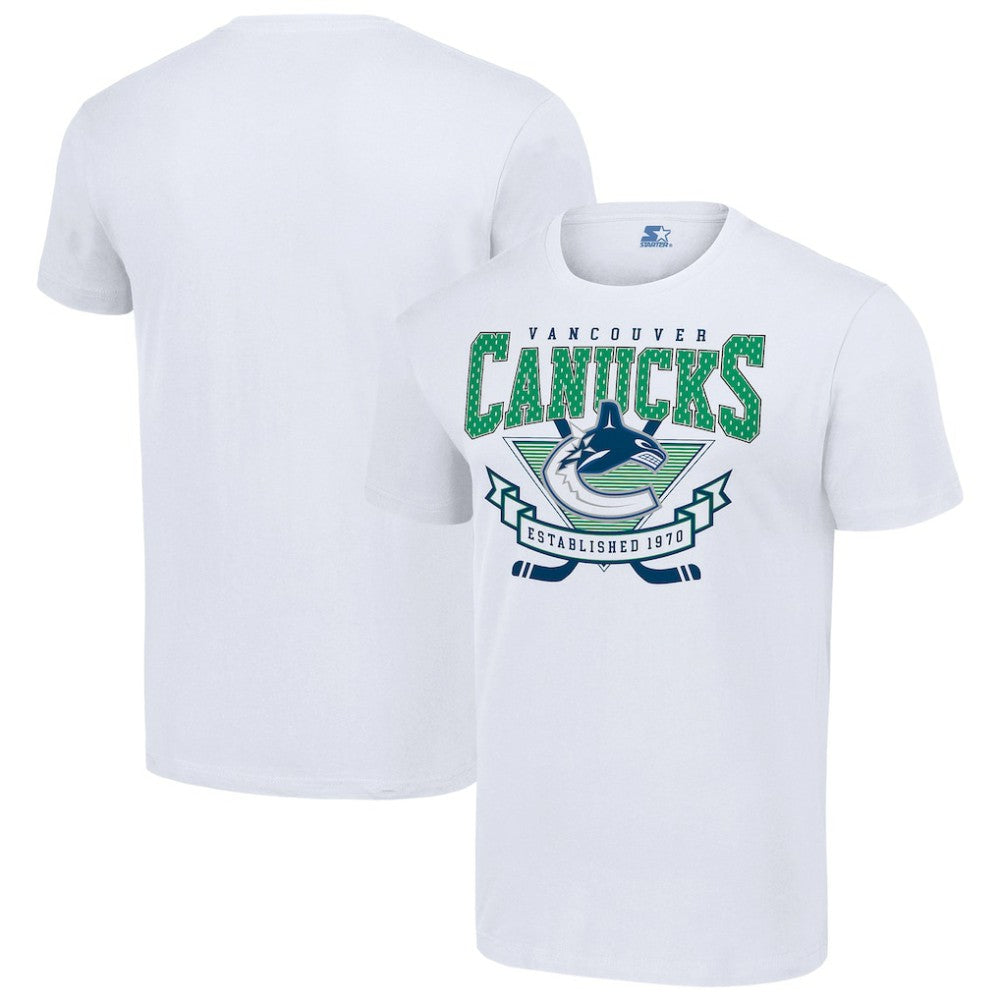 NHL Vancouver Canucks Starter Team Logo Graphic T-Shirt - White