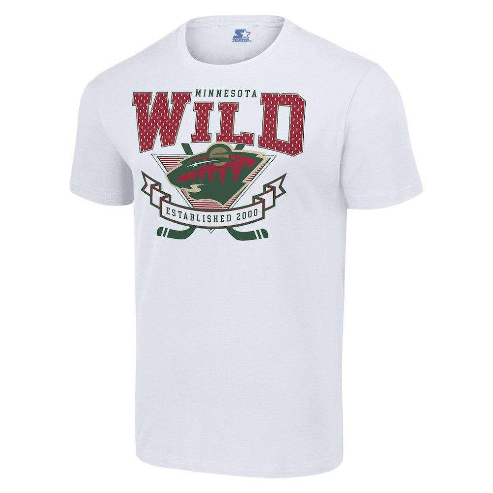 NHL Minnesota Wild Starter Team Logo Graphic T-Shirt - White