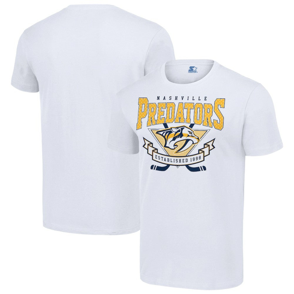 NHL Nashville Predators Starter Team Logo Graphic T-Shirt - White