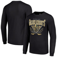 NHL Vegas Golden Knights Starter Team Logo Graphic Long Sleeve T-Shirt - Black