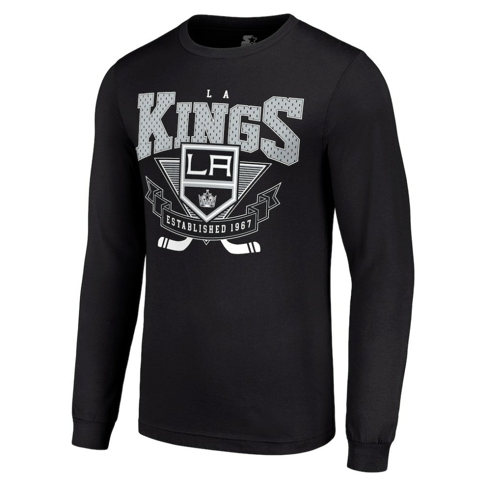 NHL Los Angeles Kings Starter Team Logo Graphic Long Sleeve T-Shirt - Black