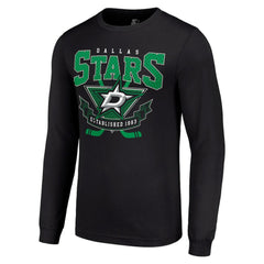 NHL Dallas Stars Starter Team Logo Graphic Long Sleeve T-Shirt - Black