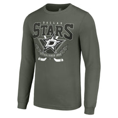 NHL Dallas Stars Starter Team Logo Graphic Long Sleeve T-Shirt - Olive