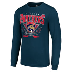NHL Florida Panthers Starter Team Logo Graphic Long Sleeve T-Shirt - Navy