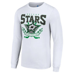 NHL Dallas Stars Starter Team Logo Graphic Long Sleeve T-Shirt - White