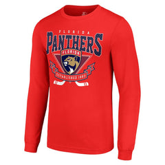 NHL Florida Panthers Starter Team Logo Graphic Long Sleeve T-Shirt - Red