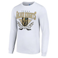 NHL Vegas Golden Knights Starter Team Logo Graphic Long Sleeve T-Shirt - White