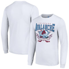 NHL Colorado Avalanche Starter Team Logo Graphic Long Sleeve T-Shirt - White