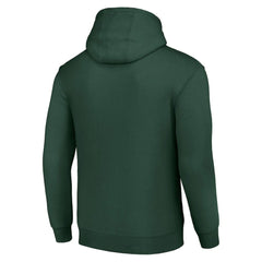 NHL Minnesota Wild Starter Team Logo Graphic Fleece Tri-Blend Pullover Hoodie - Olive