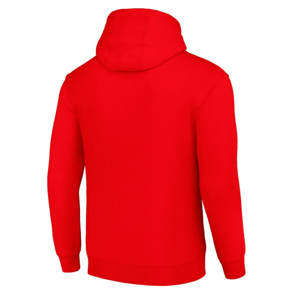 NHL Carolina Hurricanes Starter Team Logo Graphic Fleece Tri-Blend Pullover Hoodie - Red