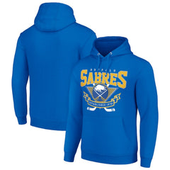 NHL Buffalo Sabres Starter Team Logo Graphic Fleece Tri-Blend Pullover Hoodie - Royal